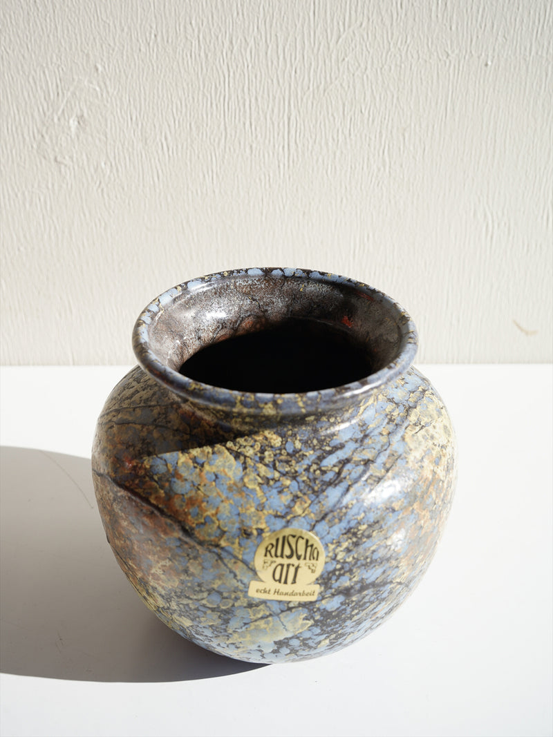 Ruscha Art <br>Fat Lava <br>セラミック フラワーベース <br>1960's , West Germany <br>大阪店