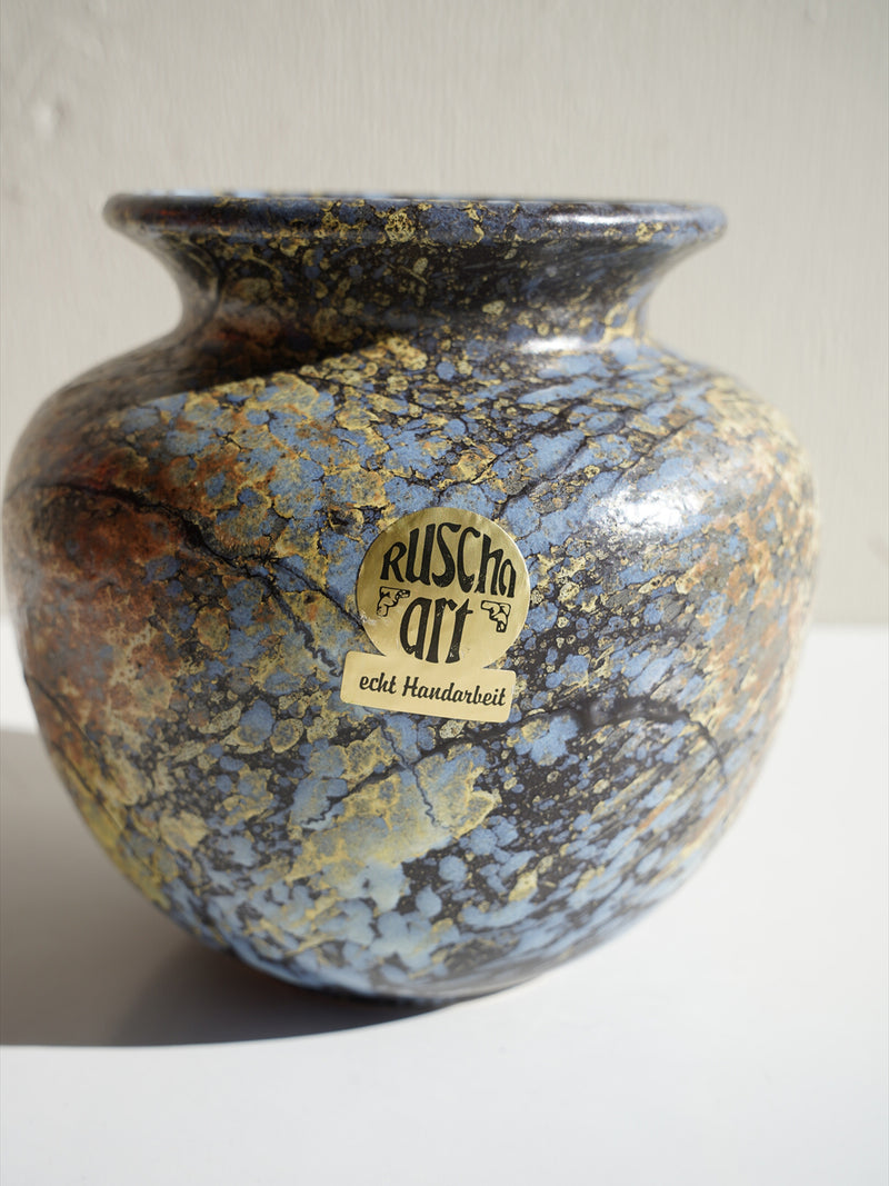 Ruscha Art <br>Fat Lava <br>セラミック フラワーベース <br>1960's , West Germany <br>大阪店