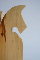 JOHN’S HEMSLÖJD<br>ウッド ダーラナホース キャンドルスタンド<br>1970's-1990's , Sweden <br>大阪店 - ヴィンテージ SHARK ATTACK