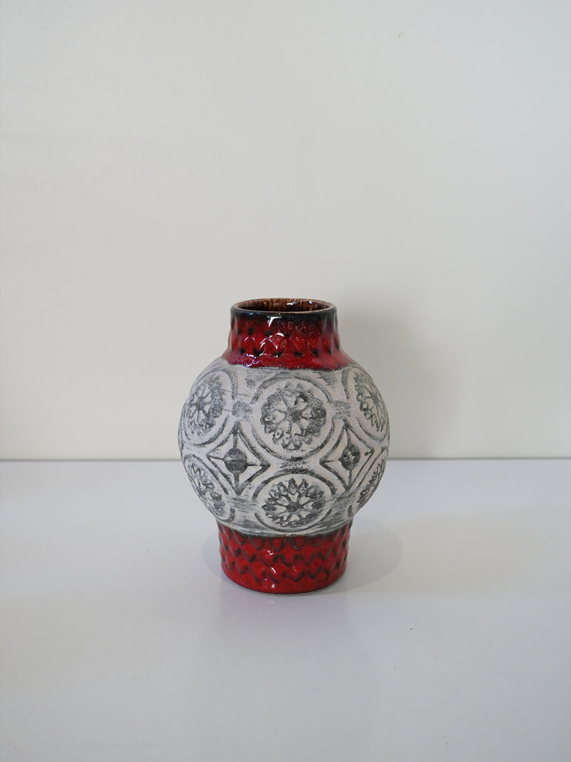 Bay Keramik 62/17 <br>Fat Lava <br>セラミック フラワーベース <br>1960's-1970's , West Germany <br>大阪店