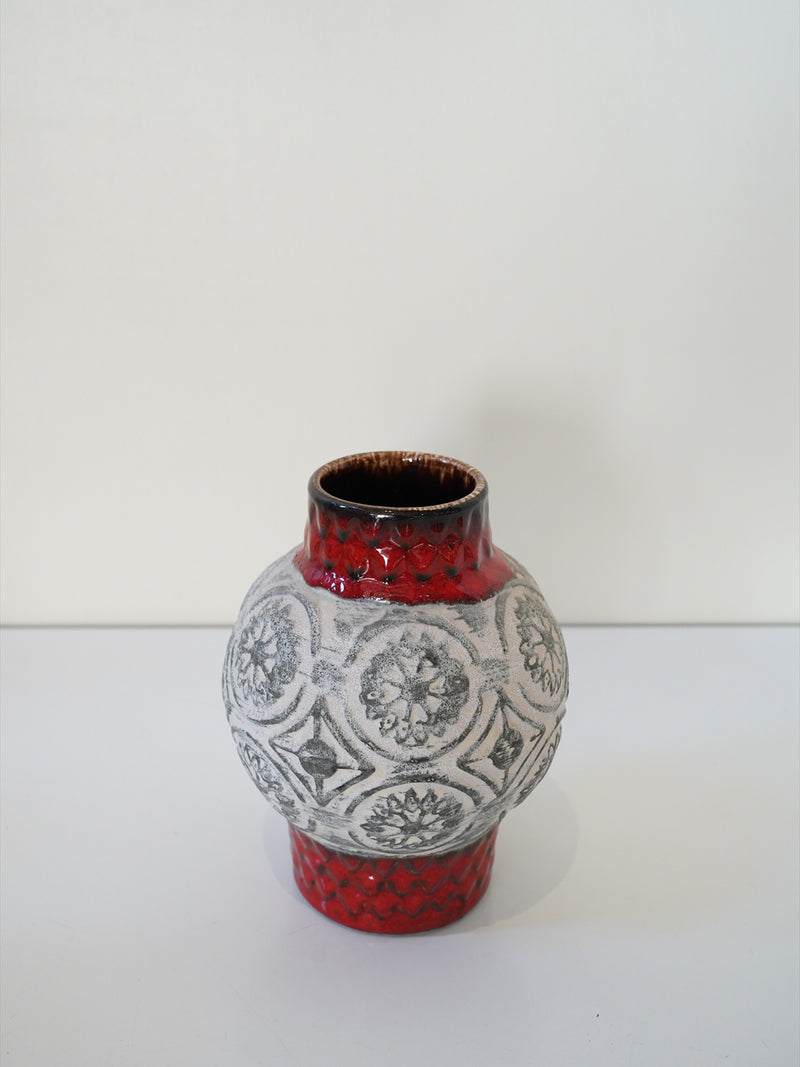 Bay Keramik 62/17 <br>Fat Lava <br>セラミック フラワーベース <br>1960's-1970's , West Germany <br>大阪店