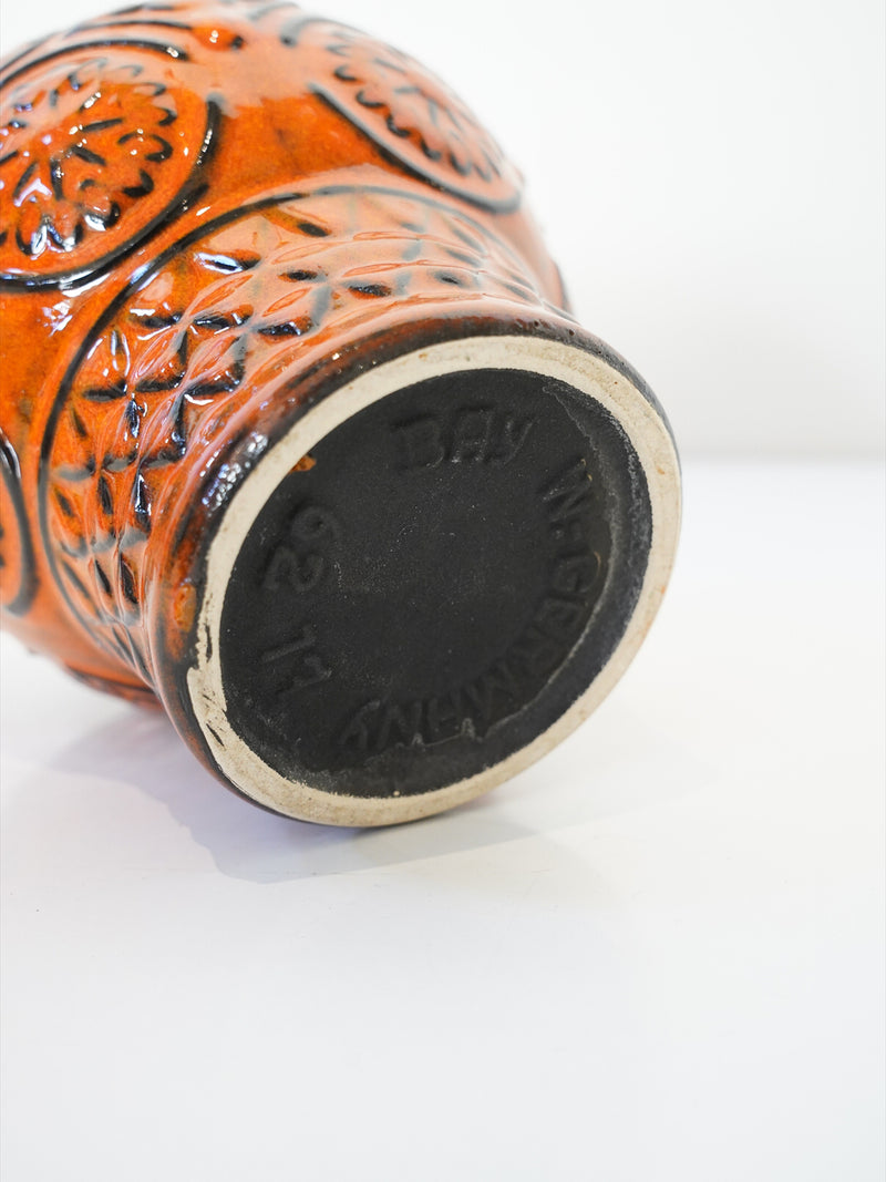 Bay Keramik 62/17 <br>Fat Lava <br>セラミック フラワーベース <br>1960's-1970's , West Germany <br>大阪店