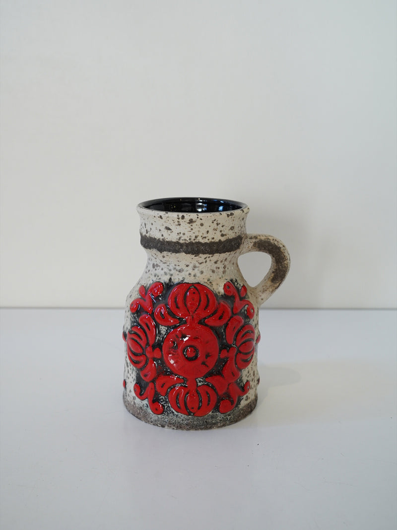 Üebelacker Keramik <br>Fat Lava <br>セラミック フラワーベース <br>1960's-1970's , West Germany <br>大阪店