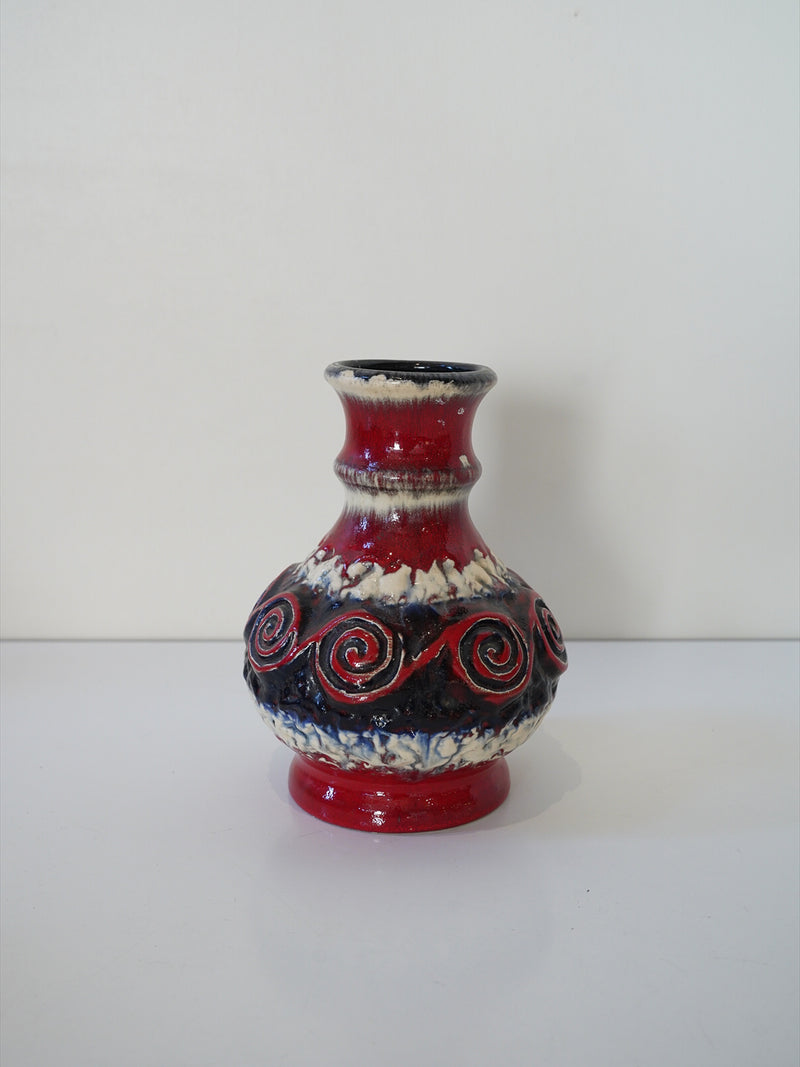 Jasba Keramik 1387/18 <br>Fat Lava <br>セラミック フラワーベース <br>1960's , West Germany <br>大阪店