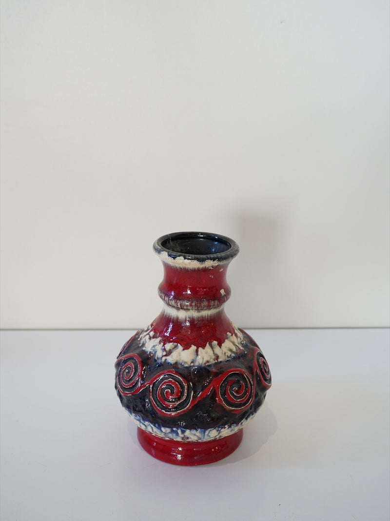 Jasba Keramik 1387/18 <br>Fat Lava <br>セラミック フラワーベース <br>1960's , West Germany <br>大阪店