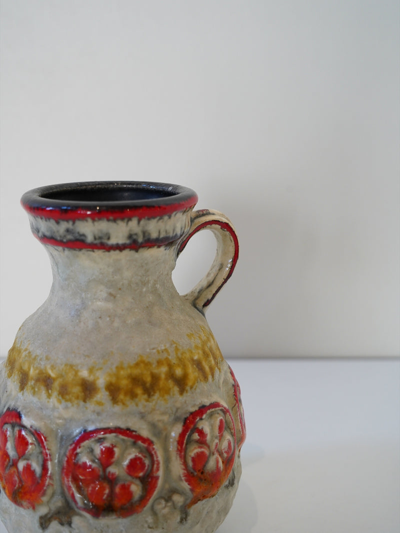 Fat Lava <br>セラミック フラワーベース <br>1960's-1970's , West Germany <br>大阪店