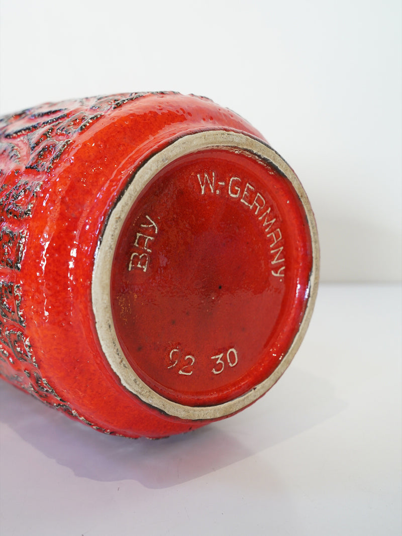 Bay Keramik 92/30 <br>Fat Lava <br>セラミック フラワーベース <br>1970's , West Germany <br>大阪店