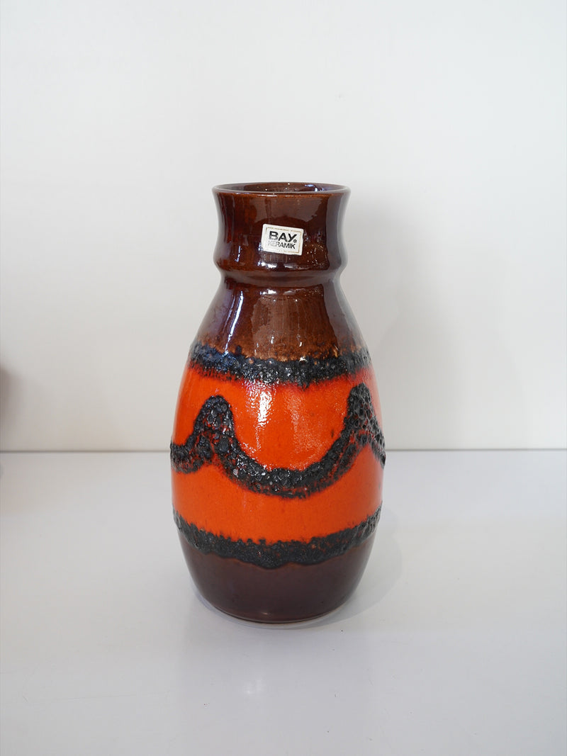Bay Keramik 70/30 <br>Fat Lava <br>セラミック フラワーベース <br>1970's-1980's , West Germany <br>大阪店