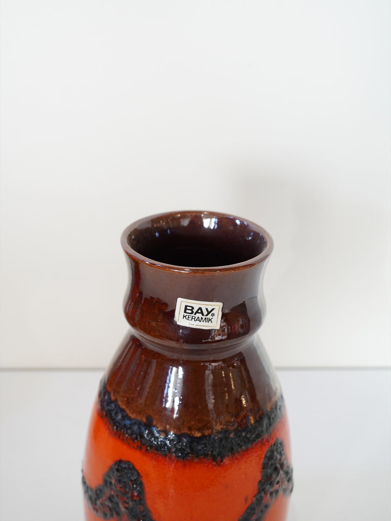 Bay Keramik 70/30 <br>Fat Lava <br>セラミック フラワーベース <br>1970's-1980's , West Germany <br>大阪店