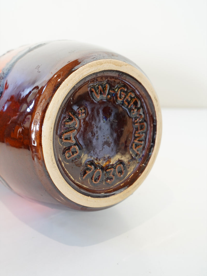 Bay Keramik 70/30 <br>Fat Lava <br>セラミック フラワーベース <br>1970's-1980's , West Germany <br>大阪店