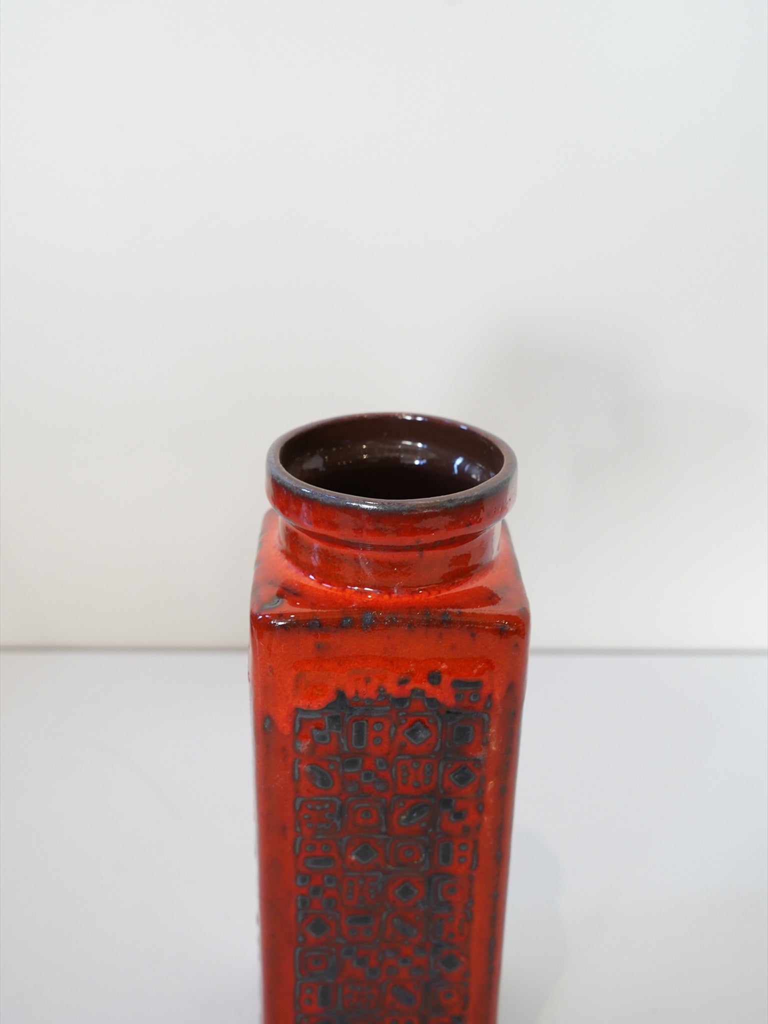 Carstens Tönnieshof M.12/24 - Fat Lava - セラミック フラワーベース - 1970's , West Germany - 大阪店