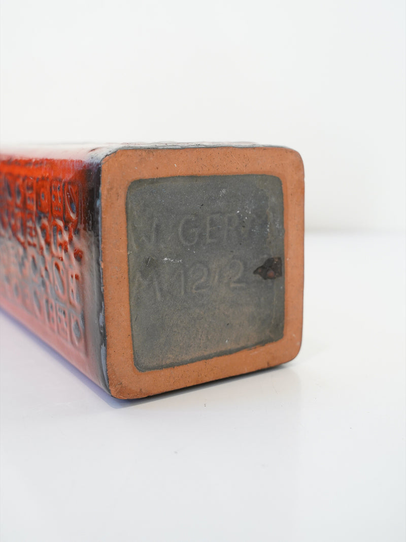 Carstens Tönnieshof M.12/24 <br>Fat Lava <br>セラミック フラワーベース <br>1970's , West Germany <br>大阪店