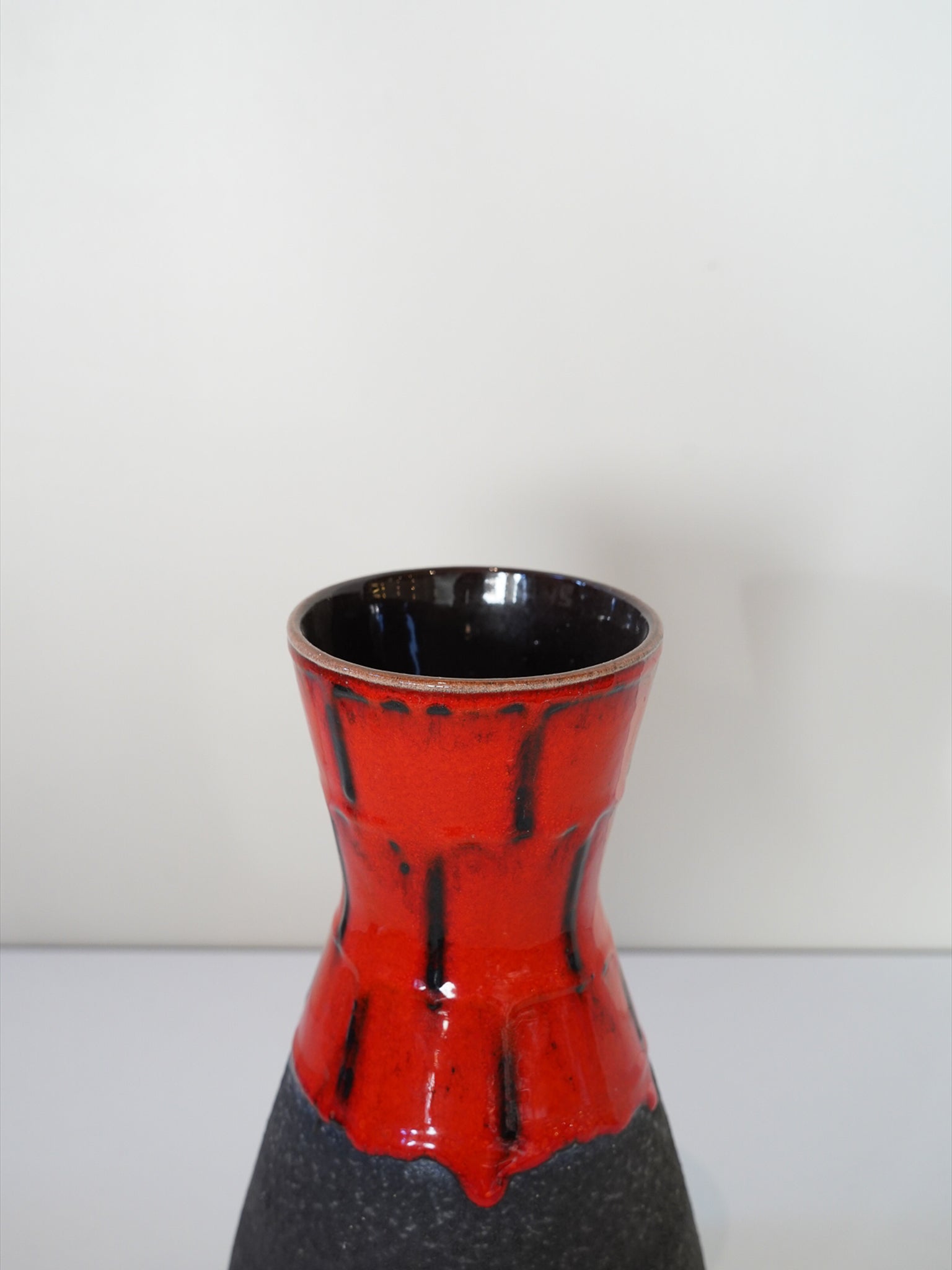 Carstens Tönnieshof , Luxus , 1218/29 - Fat Lava - セラミック フラワーベース - 1960's , West Germany - 大阪店