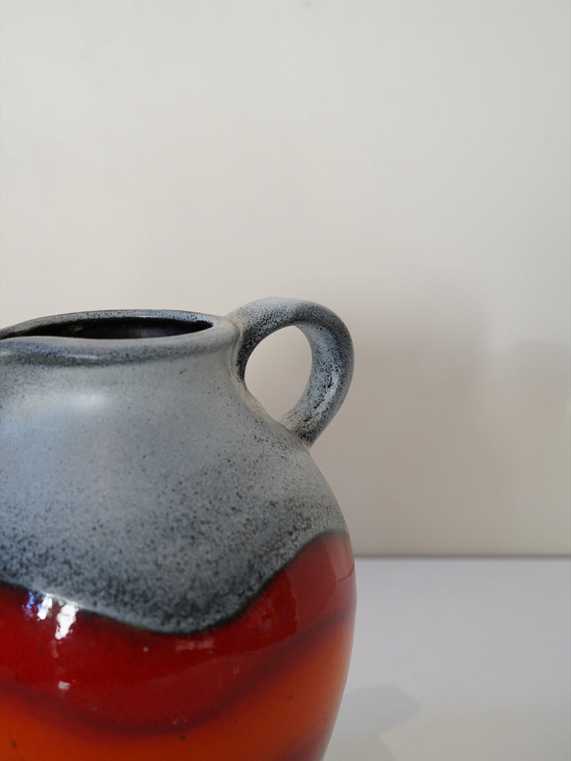 Dümler & Breiden 205/21 <br>Fat Lava <br>セラミック フラワーベース <br>1960's , West Germany <br>大阪店