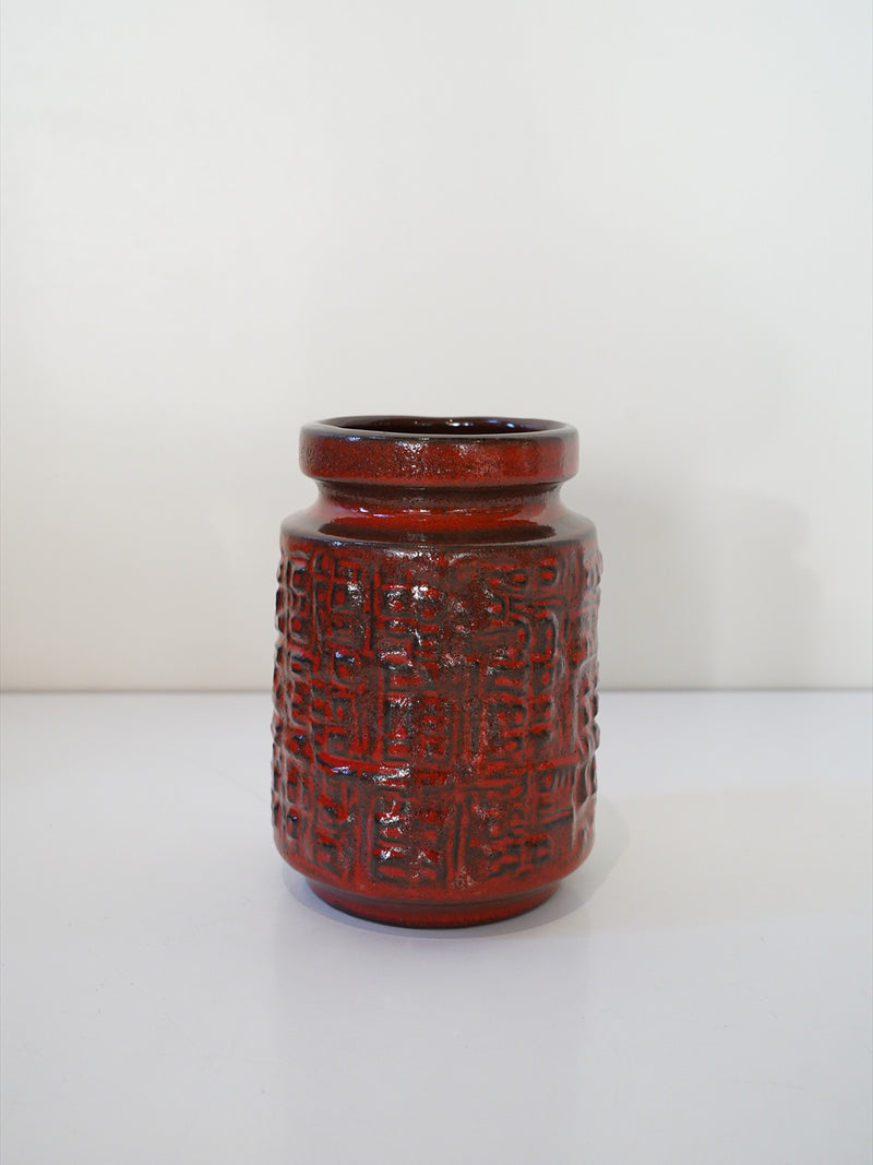 Carstens Tönnieshof 7194/15 <br>Fat Lava <br>セラミック フラワーベース <br>1960's-1970's , West Germany <br>大阪店