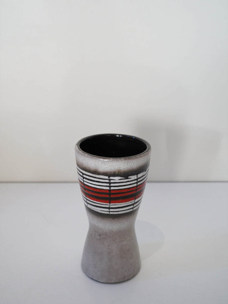 Scheurich 244/17 <br>Fat Lava <br>セラミック フラワーベース <br>1960's-1970's , West Germany <br>大阪店