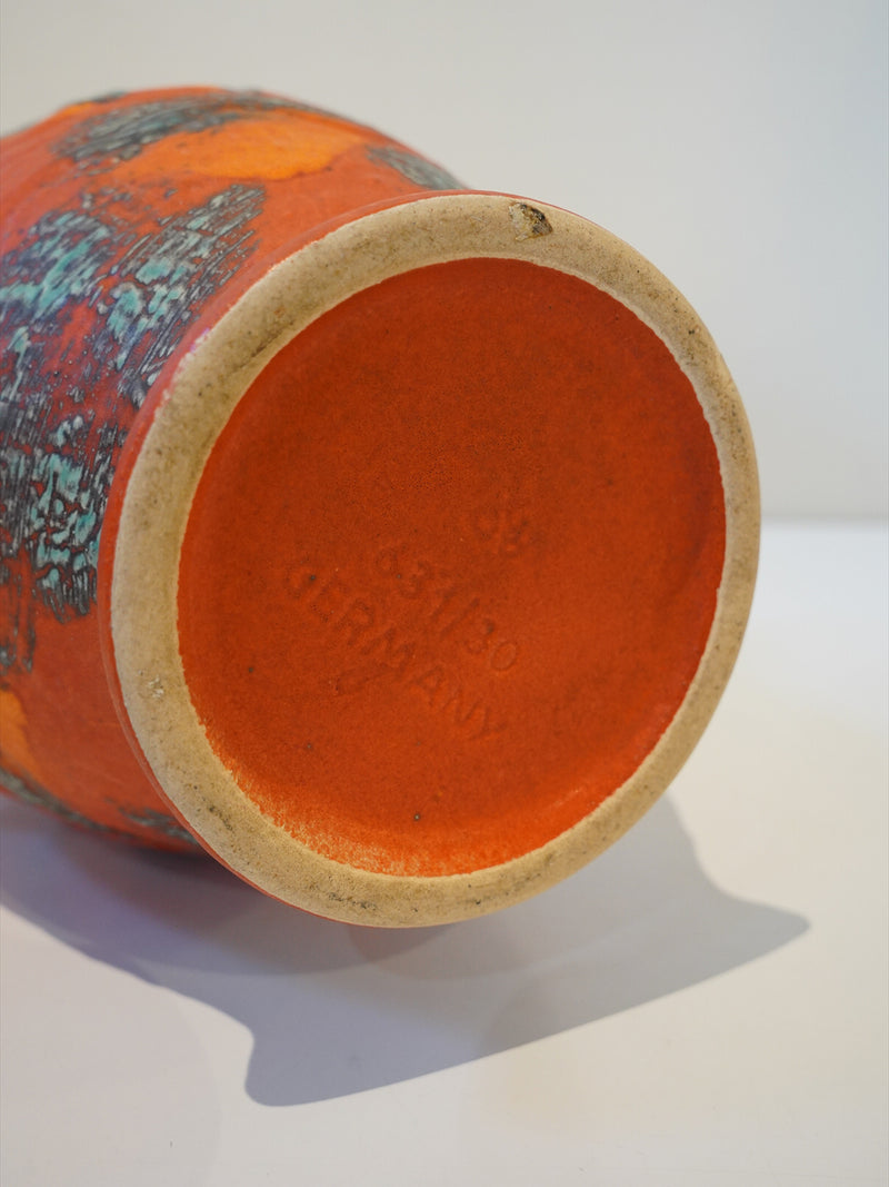 Dümler & Breiden 631/30 <br>Fat Lava <br>セラミック フラワーベース <br>1970's , West Germany <br>大阪店