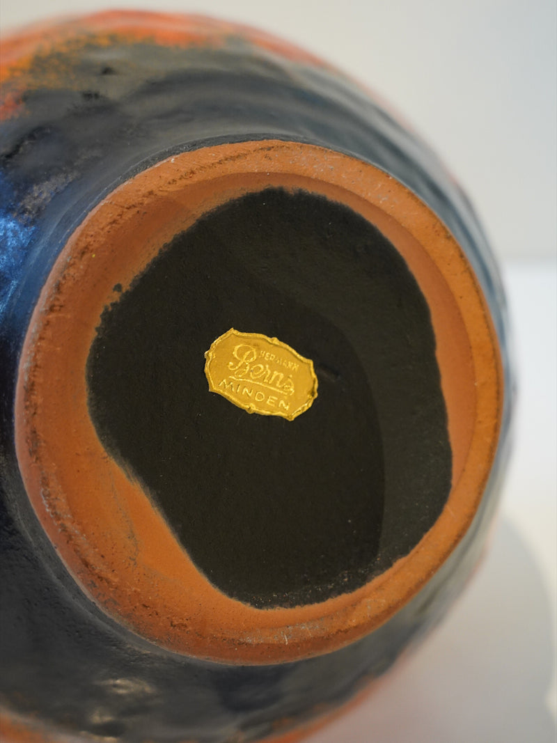 Carstens Tönnieshof <br>Fat Lava <br>セラミック フラワーベース <br>1960's , West Germany <br>大阪店