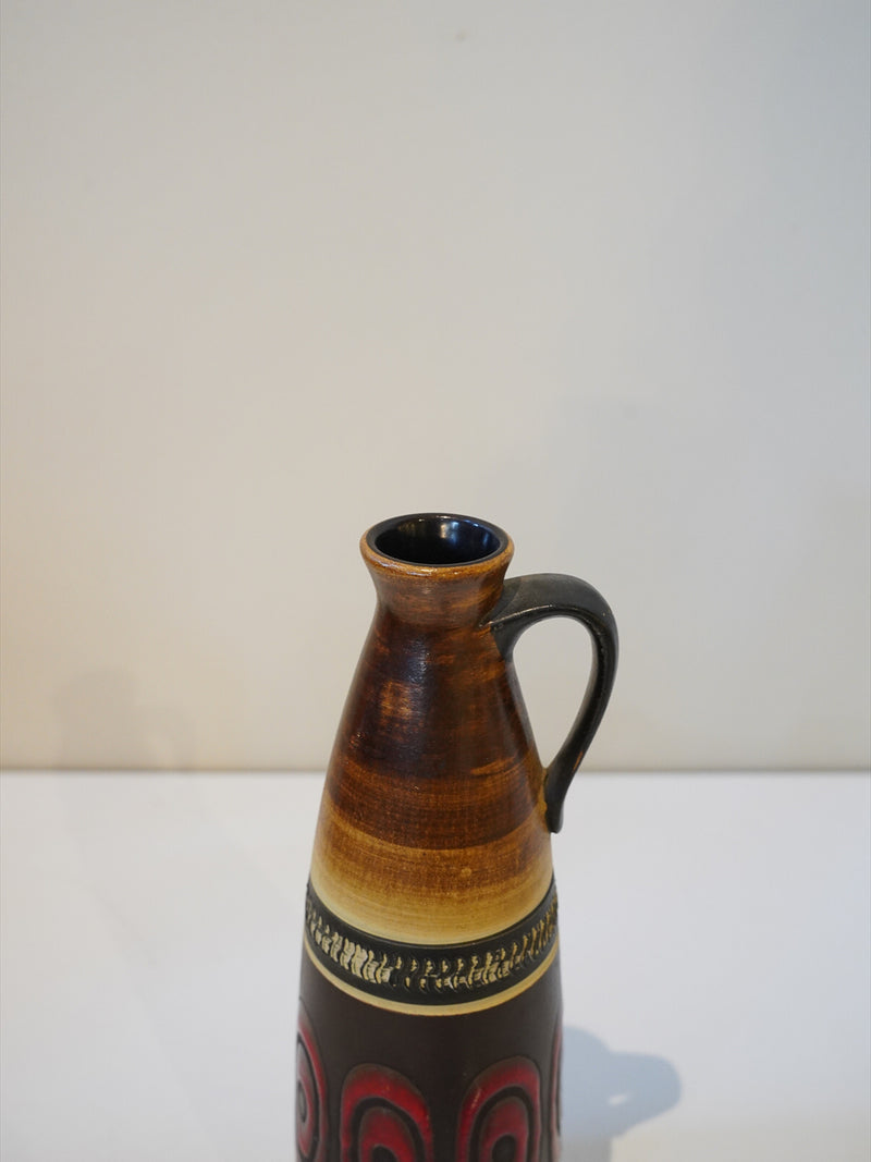 Dümler & Breiden 375/24 <br>Fat Lava <br>セラミック フラワーベース <br>1960's , West Germany <br>大阪店