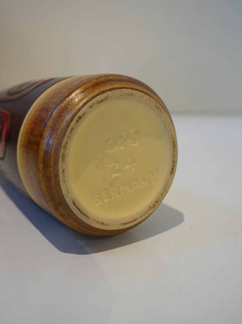 Dümler & Breiden 375/24 <br>Fat Lava <br>セラミック フラワーベース <br>1960's , West Germany <br>大阪店