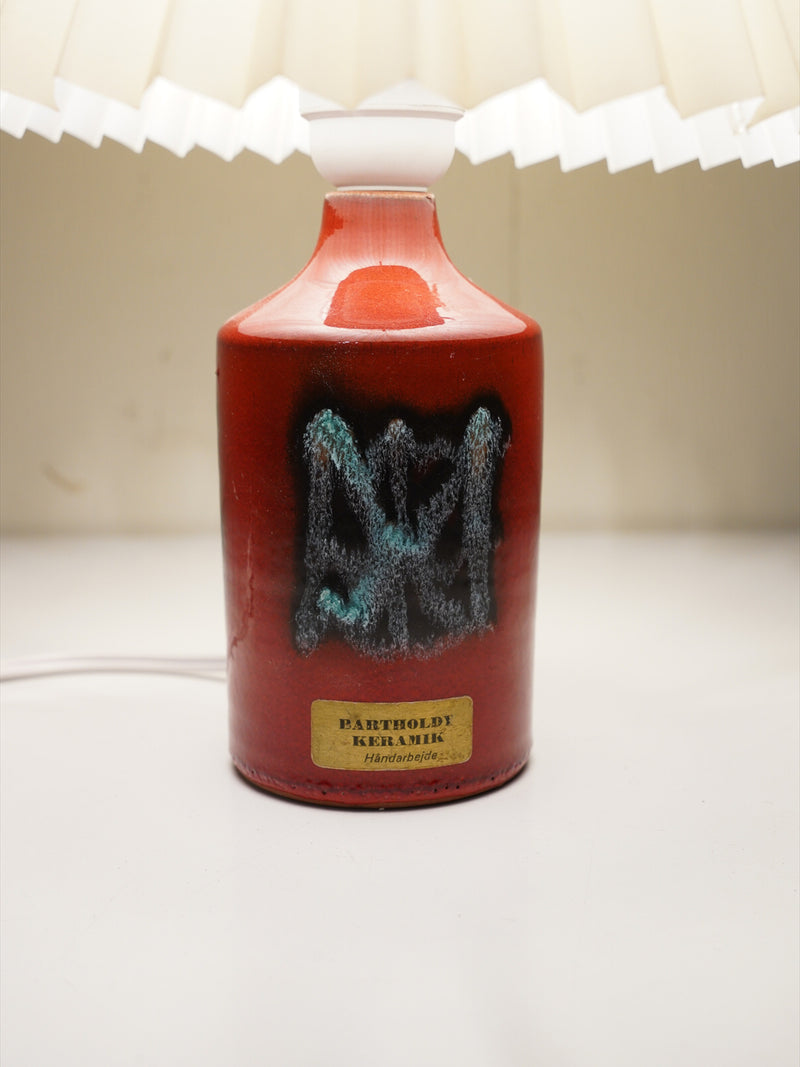 BARTHOLDY KERAMIK <br> テーブルランプ <br> 1960's , Denmark <br> 大阪店