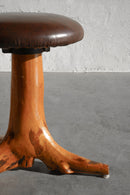 レザー×ウッドスツール(B)<br>ヴィンテージ<br>大阪店 - ヴィンテージ SHARK ATTACK