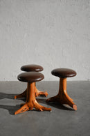 レザー×ウッドスツール(B)<br>ヴィンテージ<br>大阪店 - ヴィンテージ SHARK ATTACK