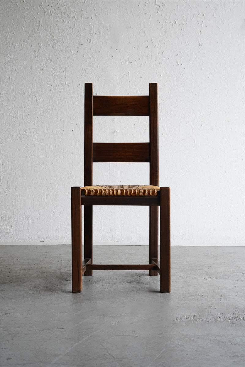 Wood x Rush dining chair<br> vintage osaka store