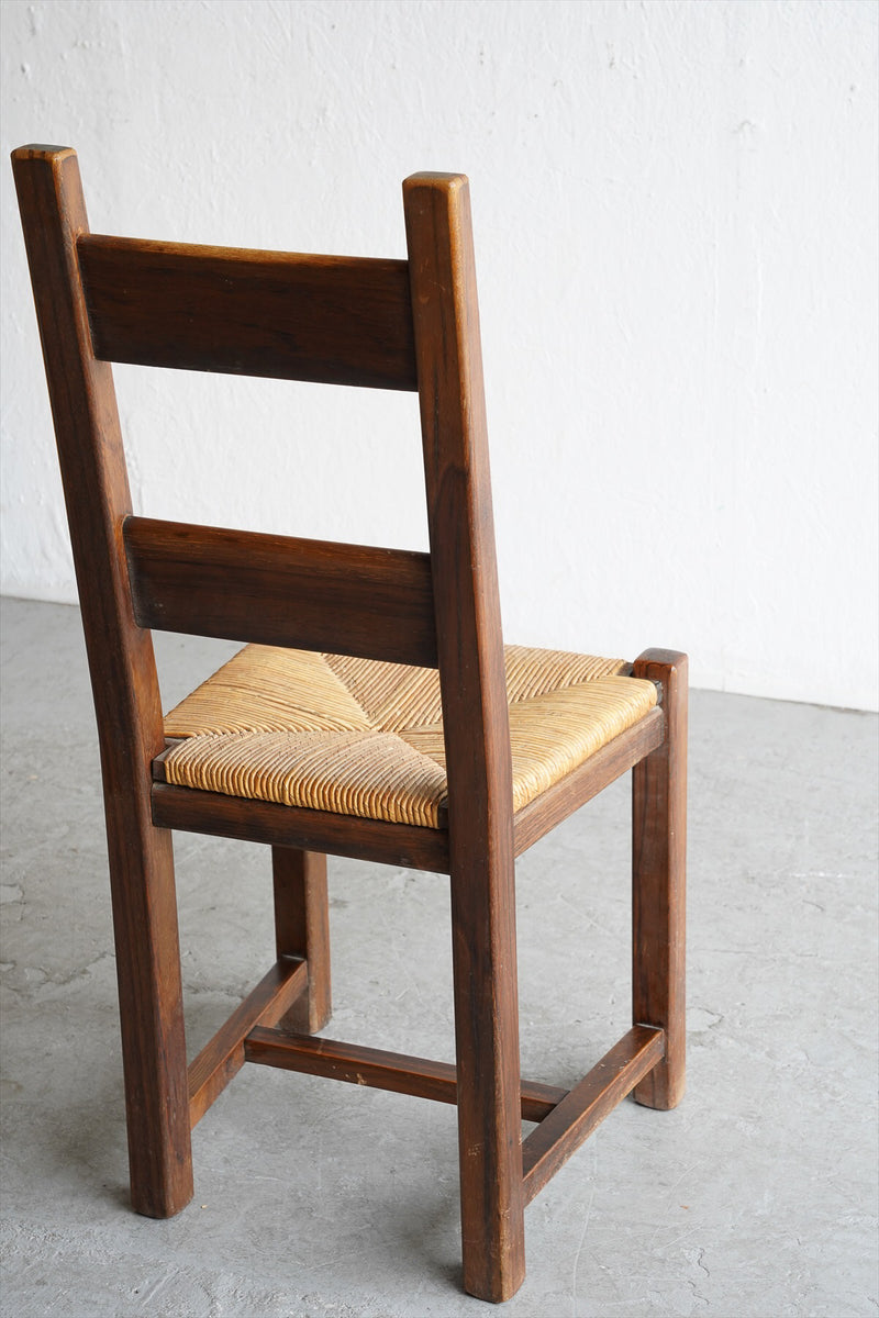 Wood x Rush dining chair<br> vintage osaka store