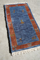 ラグ・ギャッベ 133×71(cm) <br>大阪店 - ヴィンテージ SHARK ATTACK