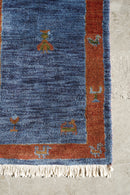 ラグ・ギャッベ 133×71(cm) <br>大阪店 - ヴィンテージ SHARK ATTACK