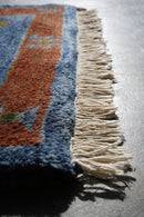 ラグ・ギャッベ 133×71(cm) <br>大阪店 - ヴィンテージ SHARK ATTACK