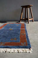 ラグ・ギャッベ 133×71(cm) <br>大阪店 - ヴィンテージ SHARK ATTACK