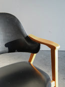 Ejsa Furniture <br>レザー アームチェア <br>1960's , Sweden <br>大阪店