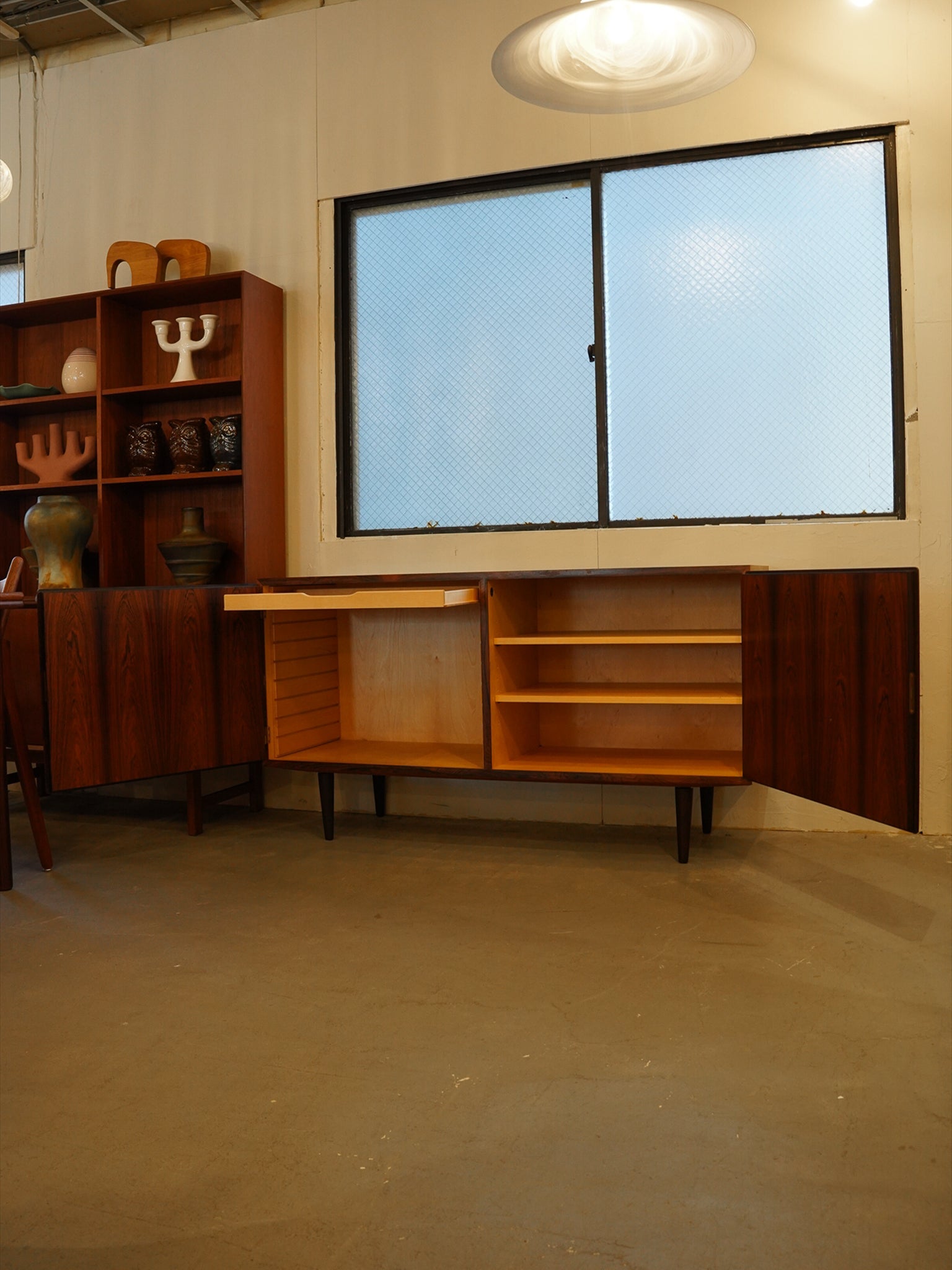 Hundevad & Co , Carlo Jensen - ウッド サイドボード - 1960's , Denmark - 大阪店
