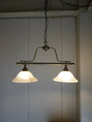 2灯 デザインガラス シャンデリア <br>大阪店