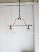 2灯 デザインガラス シャンデリア <br>大阪店