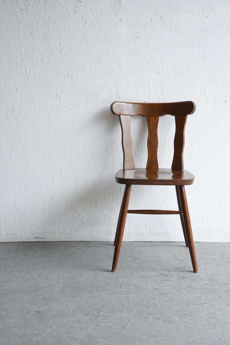 Teak wood dining chair vintage Yamato store
