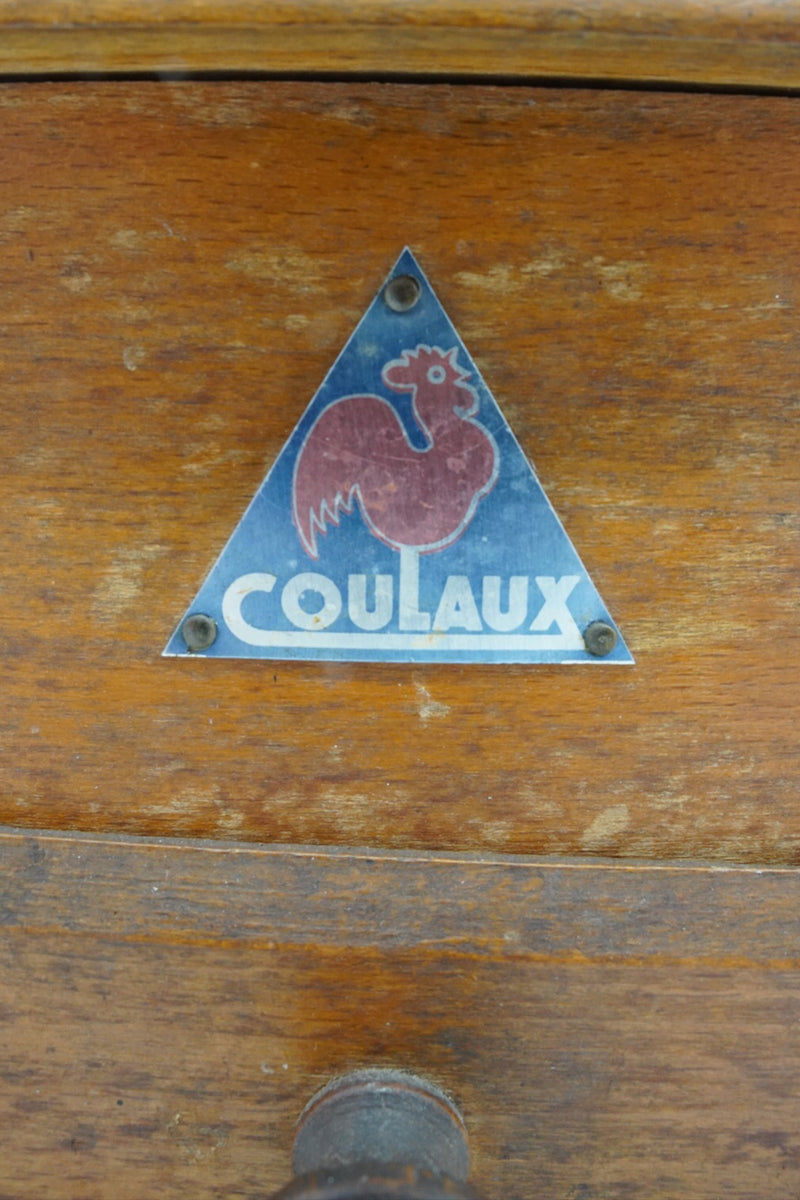 1900年代初頭フランス製 Coulaux社製<br>コーヒー・グラインダー（コーヒーミル）オブジェ　<br>ヴィンテージ<br>大阪店