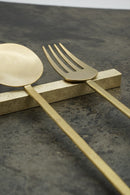 KUMIJI<br>カトラリーレスト 角-砂肌 <br>/真鍮 <br>/reload店 - ヴィンテージ SHARK ATTACK