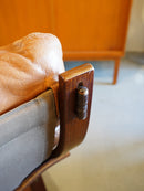 Rybo Rykken , Elsa & Nordahl Solheim <br> レザー ラウンジチェア <br> 1970’s , Norway <br> 大阪店