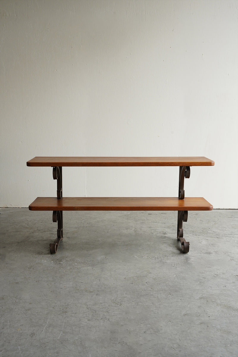 ウッド ２段オープンシェルフ<br>大阪店 - ヴィンテージ SHARK ATTACK