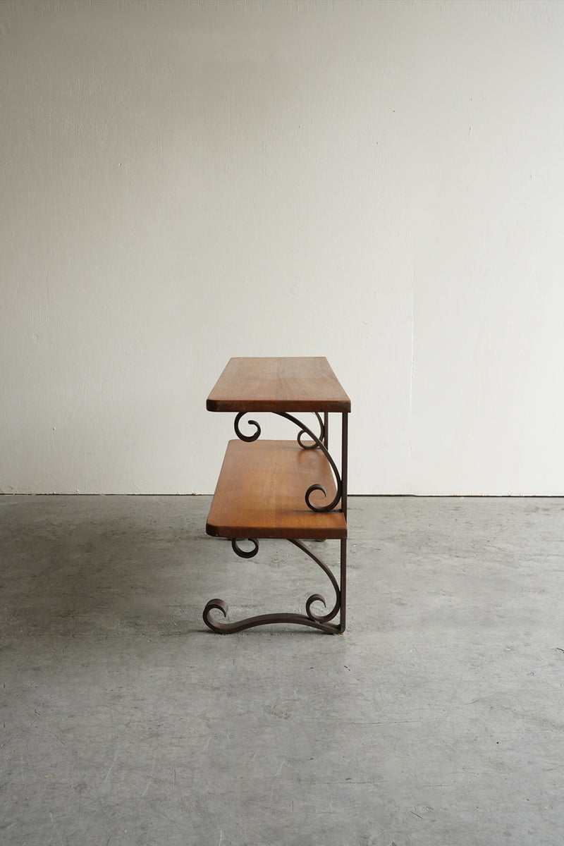 ウッド ２段オープンシェルフ<br>大阪店 - ヴィンテージ SHARK ATTACK