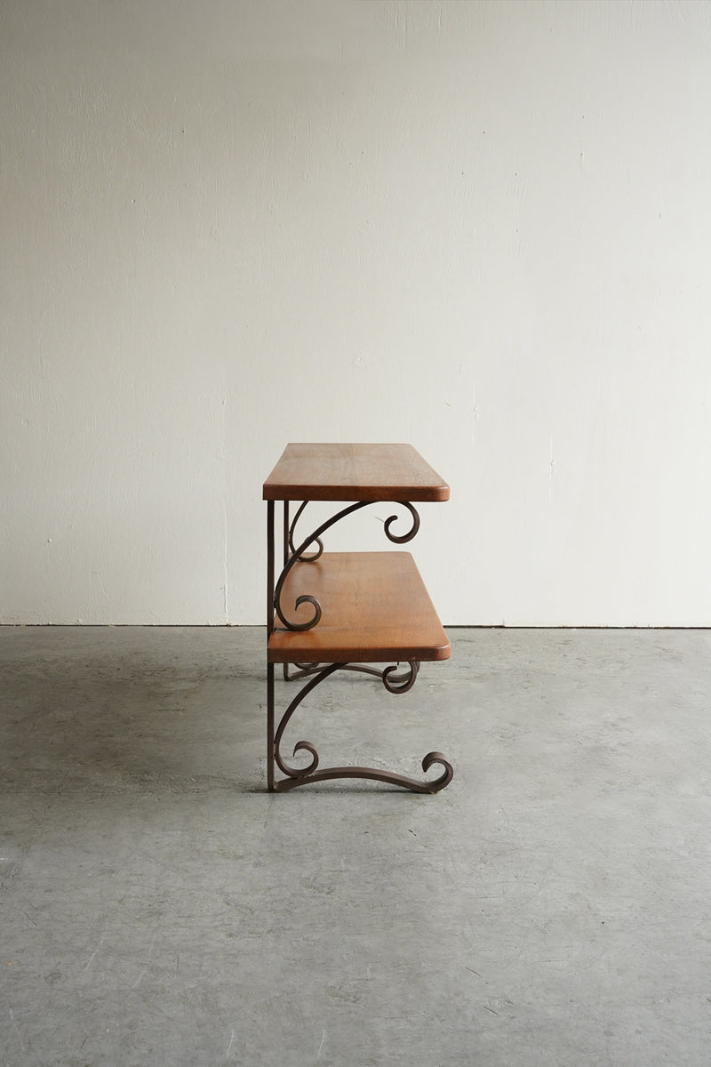 ウッド ２段オープンシェルフ<br>大阪店 - ヴィンテージ SHARK ATTACK