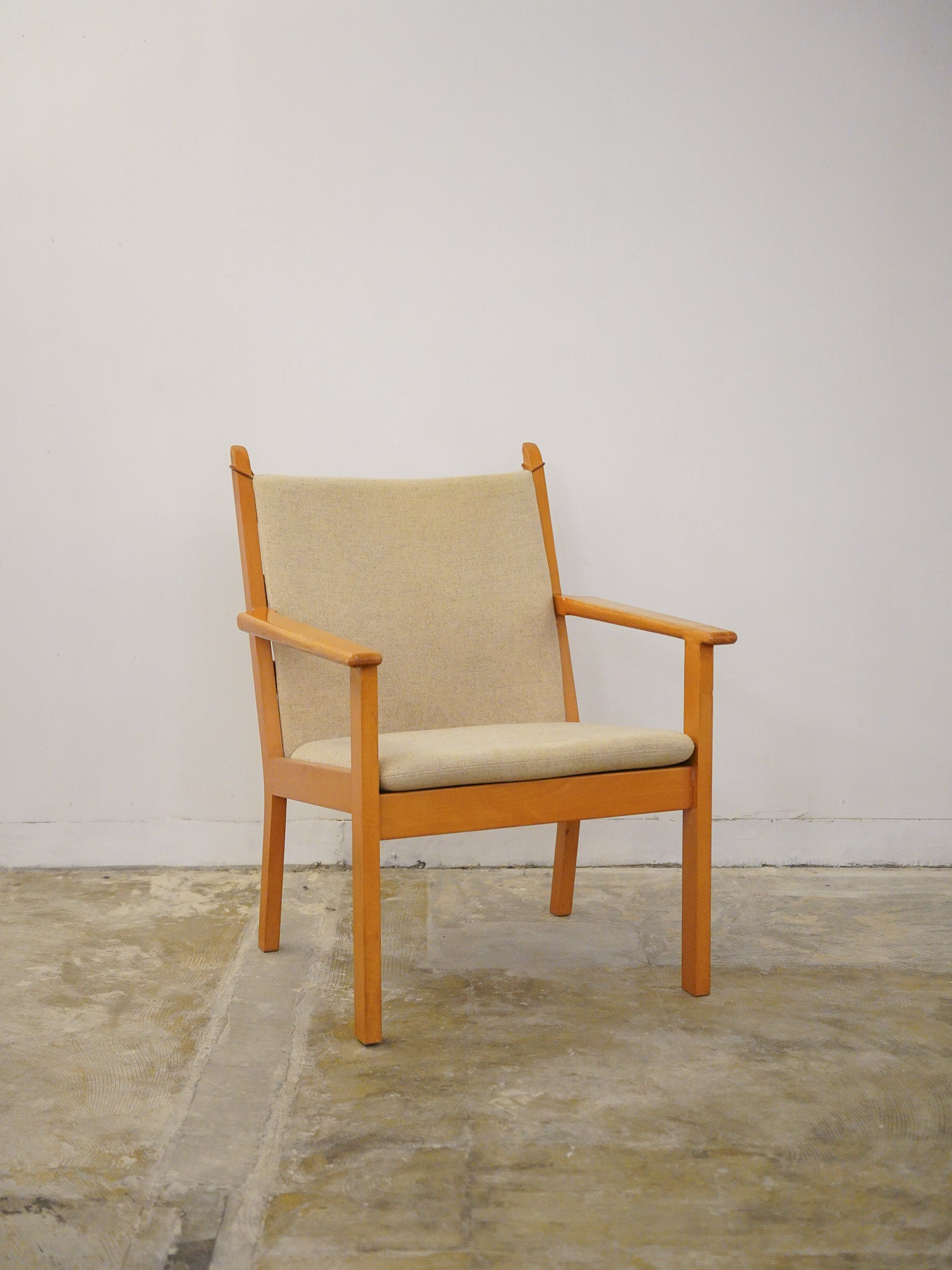 GETAMA , Hans J. Wegner - "GE284" ラウンジチェア - 1988 , Denmark