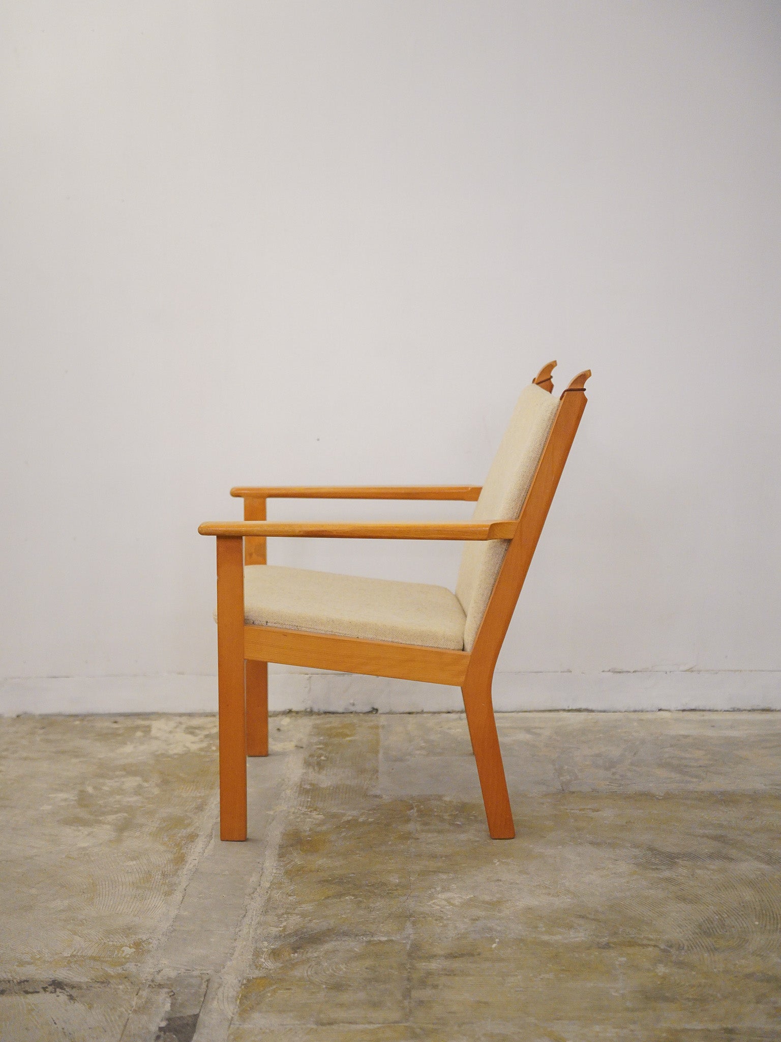 GETAMA , Hans J. Wegner - "GE284" ラウンジチェア - 1988 , Denmark