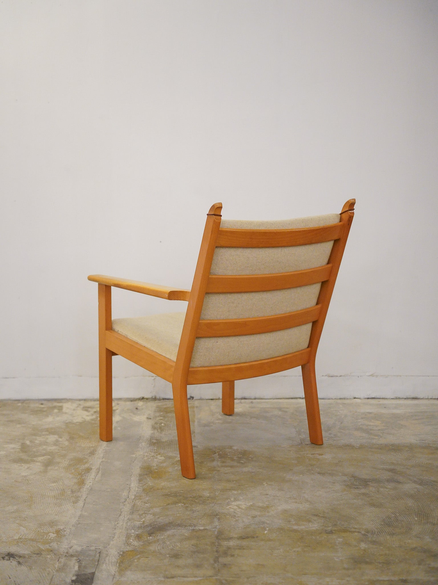 GETAMA , Hans J. Wegner - "GE284" ラウンジチェア - 1988 , Denmark