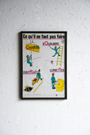 France ウォールポスター<br>ヴィンテージ <br> 大阪店・大和店 - ヴィンテージ SHARK ATTACK