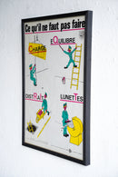 France ウォールポスター<br>ヴィンテージ <br> 大阪店・大和店 - ヴィンテージ SHARK ATTACK