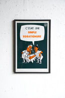 France ウォールポスター<br>ヴィンテージ <br>大和店・reload店 - ヴィンテージ SHARK ATTACK